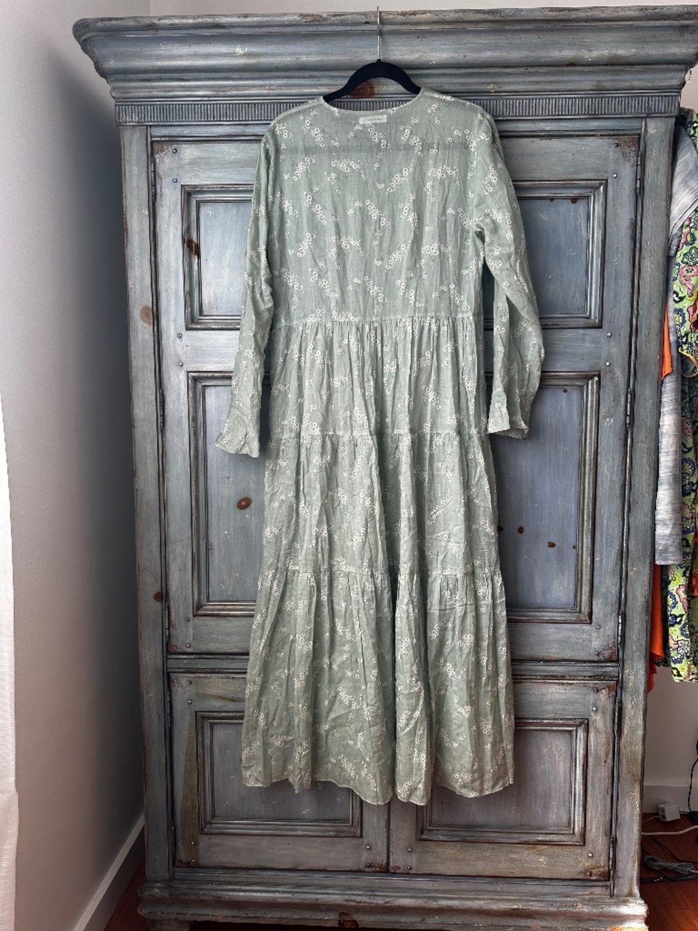 Doen Assam Dress in Sweet Daisy Floral Mint Green Size L - Picture 11 of 13
